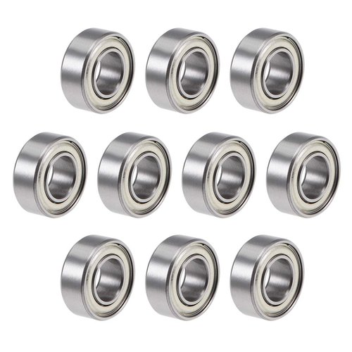 uxcell R188ZZ Deep Groove Ball Bearings Z2 1/4 Inch x 1/2 Inch x 3/16 Inch Double Shielded Chrome Steel Skateboard Bearings Sealed Industrial Bearings10pcs