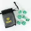 Turquoise Pearl RPG Dice - Full Polyhedral Set - 'Aqua'