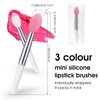 9PCS Silicone Lip Applicator Silicone Lip Brush Reusable Lip Balm Applicator Lipstick Brush Makeup Applicator Beauty Tool Kits Silicone Brushes Wands For Lipsticks Eyeshadow And Cream Lip Mask