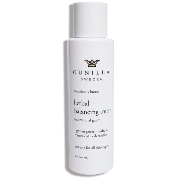 Gunilla Toner Herbal Skin PH Balancing, Anti-Aging, Vegan, Soothing, Plant-Based, Antioxidant-Rich, Hydrating, Helps Soften Skin, Cleans Impurities & Tighten Pores, Natural, Made in USA - 4 oz