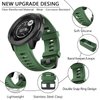 OVERSTEP for Garmin Instinct Band, Soft Silicone Replacement Watch Strap Compatible with Garmin Instinct 2, Solar, Tactical, Crossover - Army Green
