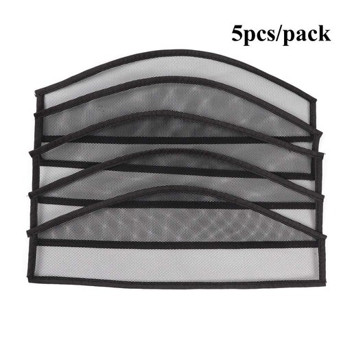 Ecojunmi Hairnet for Clip in Hair Extensions Black 140D Hexagonal Net for Make Ponytail Clip in Hair Extension Material Nets Invisible Hair Net for Clip Ins