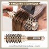 precious harvest Round hair brush Ceramic ion hair brush Professional salon and home hair blow styling Lightweight round hair brush, non-electric(32mm)