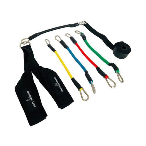 Hip Flexor Training Strap | Reverse Squat Resistance Band Workout Strap Set | Resistance Bands and Door Anchor Included