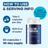 (5 Pack) Bio Brain Capsules - Official BioBrain Supplement Pills Daily Support Brain & Memory Focus All Natural Advanced Premium Formula for Overall Health & Wellness, 300 Capsules for 5 Months