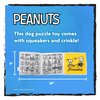 Peanuts for Pets Interactive Crinkle Friendship Comic Book Toy with Squeakers and Treat Pockets for Mental Stimulation, Snuffle Mat Dog Toy, 6x6” to 18”