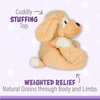 Warm Pals - Puppy Love - 1.5lbs - Cozy Microwavable Lavender Scented Plush Toys - Heated Stuffed Animal - Heatable Coolable Bedtime Comfort Plushie