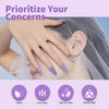 CANNI 6Pcs 9ml Hema-Free Purple Gel Polish,Dark Purple Gel Nail Polish Set,Light Purple Violets Colors Gel Polish Kit, Soak Off LED Nail Gel Manicure Kit DIY at Home Salon Gifts for Women Girls