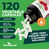 ForestLeaf D-Mannose Defense 1000mg - D Mannose with Cranberry, Hibiscus and Vitamin C - for Urinary Tract Health and Cleanse, Urinary Pain & Bladder Control - 120 Veggie Capsules