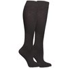 NuVein 15-20 mmHg Travel Compression Socks for Women & Men to Reduce Swelling, Knee High, Closed Toe, Charcoal, Small