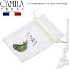 Camila Paris CP3233 French Hair Barrette, Hair Ponytail Holder for Fine Long Hair, Green, Automatic Strong Hold Grip Hair Clips for Women, No Slip Styling Girls Hair Accessories, Made in France