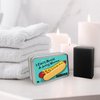 Juicy Wiener Charcoal Soap Bar - Womens Gag Gifts for Birthdays Girls Night Favors Bachelorette Parties Adults Stocking Stuffers for Girlfriends