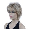 Lydell Short Layered Shaggy Wavy Full Synthetic Wigs (H16/613 Blonde Highlights)