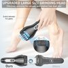 Electric Callus Remover for Feet,Rechargeable Electronic Foot File Pedicure Tools,Professional Waterproof Foot Scrubber File,Portable Pedi Feet Care for Cracked Heels &Dead Skin with LCD Display