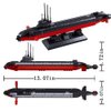 ENHANA Nuclear Submarine Building Blocks Model Toy,A 13.07 Inch Long Naval Nuclear Submarine,Suitable for Boys Over 6 Years Old Toys,193 Pieces