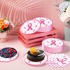 48Pack Breast Cancer Awareness Decorations Party Supplies include 24 plates, 24 napkins for the Breast Cancer Awareness Decorations birthday party Decoration
