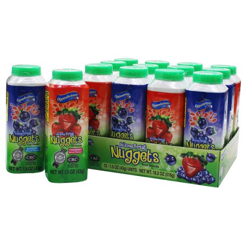 12 Fruit Nuggets Mini Bottles Assorted Flavors Kosher Vitamin C Real Juice All Natural Flavors Gl...