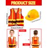 Puteraya 1 Set Kid Construction Worker Costume Set Child Construction Vest Hat and Goggles With Builder Tools Toys Construction Role Play for Kids Dress up Halloween Birthday Cosplay