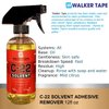 12oz C-22 Citrus Solvent Wig Glue remover, 1.4oz Ultra Hold Hair System Adhesive, No-Shine Bonding Roll Tape 3/4"X3 YDS w/White Brush & Hair Clip Bundle Pack | Front Weave Active Bold Hold Lace Glue