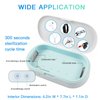 UV Light Sanitizer Box UVC Sterilizer for Phone Ultraviolet Clean 99.99% for Toothbrush Jewelry Glasses Nail Tools Keys Aromatherapy (White)