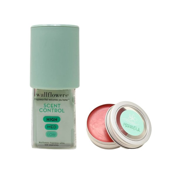 Bath & Body Works Sage Wallflowers Scent Control Fragrance Plug and a Strawberry Lip Balm