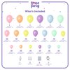 HOUSE OF PARTY 140PCS Pastel Rainbow Balloon Arch Garland Kit - Balloon Arch Kit-Birthday Balloons, Globos para Decoracion de Fiestas | Ideal for Halloween Birthday First Birthday Party Decorations