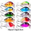 Bass Fishing Lures Kit Set Topwater Hard Baits Minnow Crankbait Pencil VIB Swimbait for Bass Pike Fit Saltwater and Freshwater (560-56pcs)