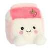 Aurora® Adorable Palm Pals™ Fresa Strawberry Milk™ Stuffed Animal - Pocket-Sized Play - Collectable Fun - Pink 5 Inches