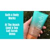 Bath & Body Works 6.6 Ounce Sand & Sea Salt Scrub with coconut oil At the Beach Scent (Packaging may vary)