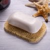 GUUKAR Bar Soap Dish Holder for Shower Bathroom Stainless Steel Rust Proof Self Draining with Beige Soap Saver Pad