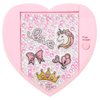Bling Mechanical Compact Mirror with Lip Gloss- Pink