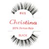 12X Eyelashes - #415 Christina 100% Human Hair Fake Eyelashes