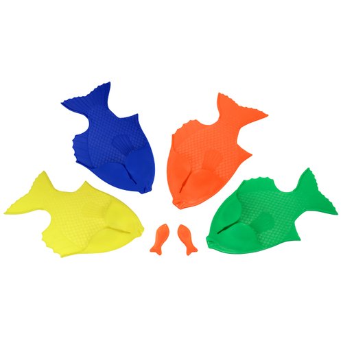 Ironwood Pacific Backyard Bass Casting Game for Teaching Kids to cast | Starter Set Includes 3 Fish and 2 Casting Plugs