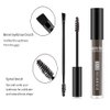 Waterproof Eyebrow Gel for Long Lasting Makeup, Semi-permanent Eyebrow Gel,Sweat Resistant, Full Natural, Brow Pen Tinted Makeup (Black/Brown)