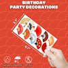 100 PCS Folding Fans Birthday Party Decorations Favors Supplies Hand Fans Japanese Chinese Temporary Tattoos Stickers Gifts Girls Boys Classroom School Prizes Reward