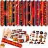 48 Volcano 24PCS Volcano Temporary Tattoos Sticker 24PCS Slap Bracelets Perfect for Themed Birthday Party Favors Baby Showers or Classroom Rewards Ideal Decor and Gifts for Girls and Boys