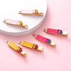 HZEYN Pencil Hair Clip - 6 Pack Teacher Hair Clips Funny Pencil Hair Clips Back To Shool Hair Accessories for Teachers Student