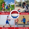 KUYOTQ Kids Youth Size 5 (27.5") Basketball Premium Rubber Outdoor Basketball Youth Basketball Indoor Outdoor for Boys Teen Game Sports Basketball Ball Gift (Deflated,Red White Blue)