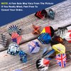 Tezoro Standard Dart Flights sets 30 sets 90 pcs Durable Replacement Dart Accessories Parts Supplies, Rich Variety of Designs Tail Wing