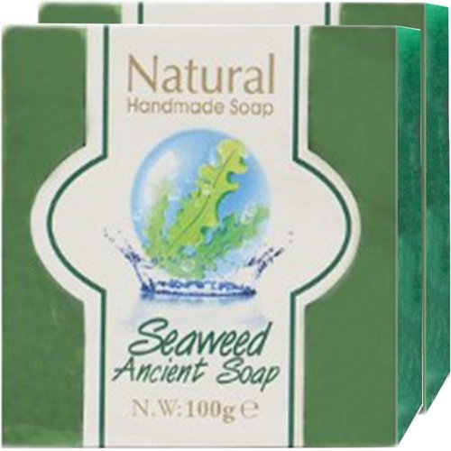 kastu Seaweed Soap Bar for Face & Body,Moisturizing,Softer Skin,Natural Handmade,Hypoallergenic Beauty Bar Sensitive Skin With Gentle Cleanser,Men Women