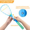 Foayex Hydro Lacrosse Game Set Outdoor Games Retractable Lacrosse Sticks Beach Toys with 2 Lacrosse Balls Pool Toys Yard Games for 3 4 5 6 7 8 9 10 Year Old Boys Girls Kids Toys
