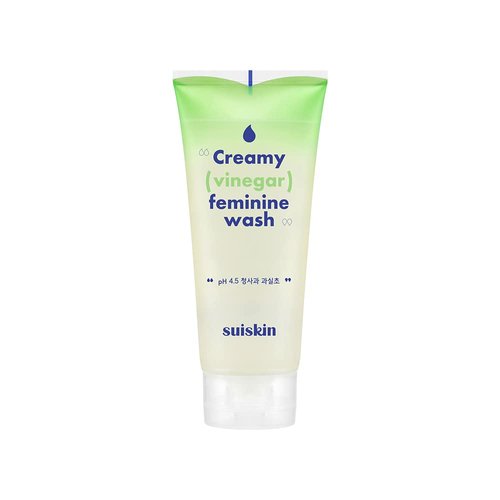 Suiskin Green Apple Vinegar Feminine Wash | Removes odor, pH balanced with Vegan Probiotics, Fragrance-free