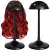 Generic Wig Stand 1pc 13inch Removable Portable Wig Holder Non-Slip Wig Head Stand For Display,Storage,Styling,Travel Wig Holder Stand For Multiple Wigs, Black 1PCS