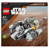 LEGO 75363 Star Wars Microfighter N-1 Mandalorian Hunter Construction Toy Boba Fett Book Vehicle with Grogu Baby Yoda Figure, Gift for Kids, Boys, Girls from 6 Years