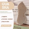 Ahilzam Stainless Steel Gua Sha Facial Tools, Facial Massage Tools Metal Guasha Tool for Face, Body, Eyes, Neck, Gua Sha Stone Tighten Skin Care Gift