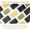 Calithea Natural Soap Bars (Pack of 3) - Bath Soap Set - Olive Oil Soap with Lavender, Olive Oil Soap with Argan Oil, Olive Oil Soap Bar with Honey - Shower Bars for Men & Women
