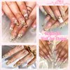 RODAKY 128PCS Gold 3D Star Cross Nail Charms Pink Saturn Planet Nail Art Charms with Crystal Rhinestone Nail Art Decoration Y2K Nail Gems Jewels Accessories for Nail Art Supplies Manicure Craft DIY