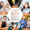 MXCZBSM Vitamin D3 K2 Supplement Softgel, Vitamin D3 K2 Softgel with 10000 IU Supports Immune, Heart, Teeth & Bone Health, Free of GMO, Gluten, Soy