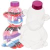 The Dreidel Company Zoo Animal Sand Art Bottle, Clear Plastic Sand Art Bottles, 6" Inch DIY Arts & Crafts, Party Favors (Monkey)