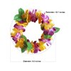 BPNHNA 6PCS Hawaiian Wreaths Headband Tropical Luau Flower Headpiece Leis, Thicker Floral Crown for Summer Beach Pool Party Decorations Favors Supplies